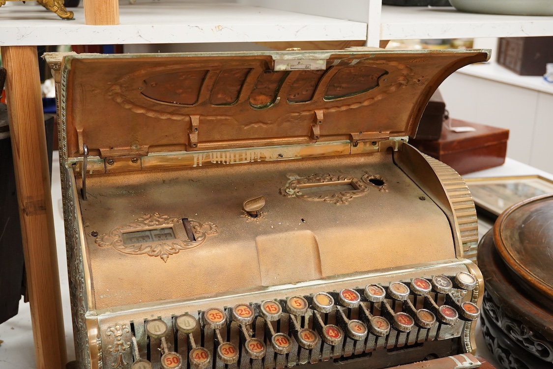 A vintage National Cash Register